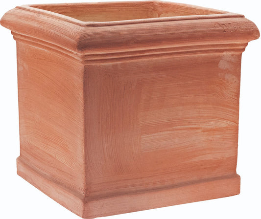 Cubo Liscio Galestro Macetas / Jardineras de Terracota Italianas