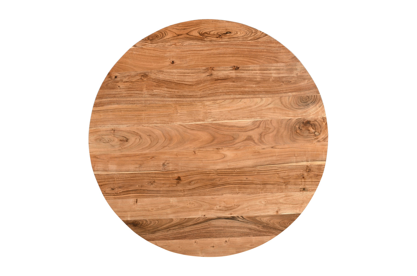 Mesa de Comedor Redonda de Madera de Acacia | 120x120cm