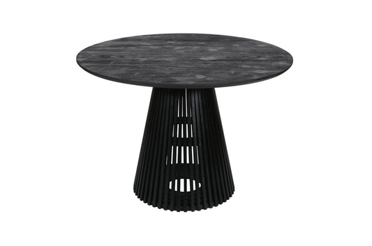 Mesa de Comedor Redonda de Madera de Acacia | 120x120cm